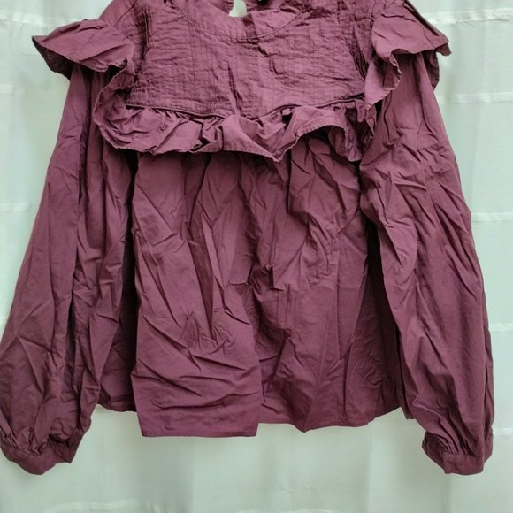 A New Day Plum Blouse - Picture 1 of 4